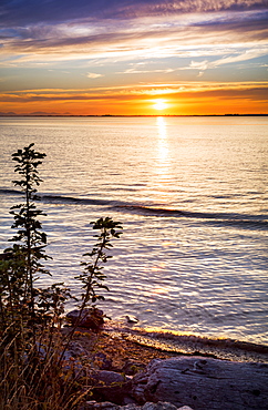 Sunset At Crescent Beach, Surrey, British Columbia, Canada