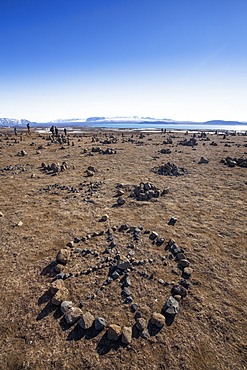 Exploring The Tectonic Plates And Rock Figures In Thingvellir National Park, Thingvellir, Iceland