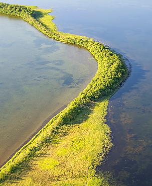 A Terminal Moraine Formed By An Ancient Glacial Push Of Rocks And Gravel, Alaska, United States Of America