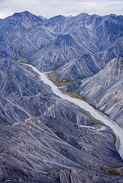 Aerial View Of The Brooks Range In Summer, Anwr, Arctic Alaska