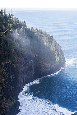 Looking Out On The Vast Pacific Ocean From Cape Lookout, Netarts, Oregon, United States Of America