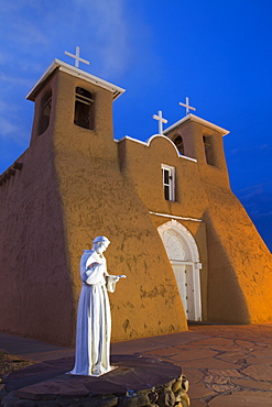 San Francisco De Asis Mission Church, National Historic Landmark, Established In 1772, Ranchos De Taos, New Mexico, United States Of America