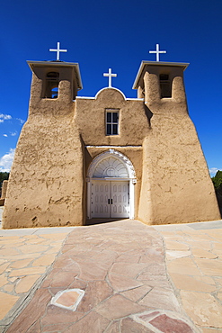 San Francisco De Asis Mission Church, National Historic Landmark, Established In 1772, Ranchos De Taos, New Mexico, United States Of America