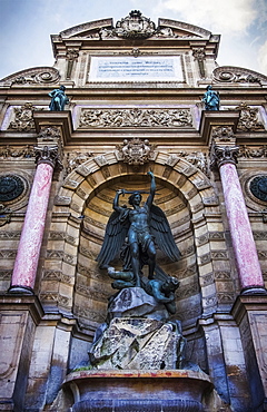 Fontaine Saint-Michel, Paris, France