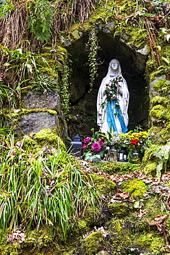 Grotto Dedicated To Our Lady Of Reconciliation In The Valley Of The Glencree River, Wicklow County, Ireland