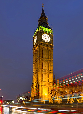 Big Ben At Dusk, London, England