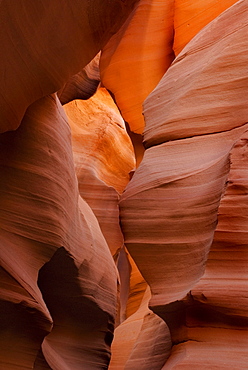 Red Rock Formations, Antelope Canyon, Arizona, Usa