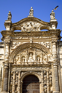 El Puerto De Santa Maria, Andalusia, Spain; The Front Of An Ornate Building