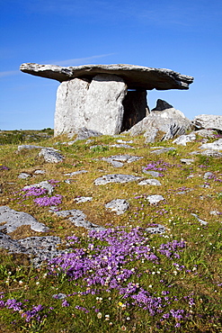 Ancient Poulnabrone Dolmen; County Clare, Ireland