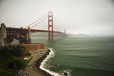 Bridge over the bay, Golden Gate Bridge, San Francisco, California, USA