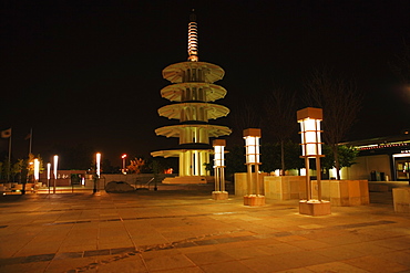 Low angle view of tower, California, USA
