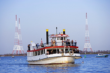 Group of people on a ferry