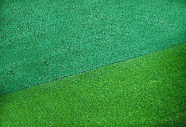 Aerial of broccoli and cauliflower field 