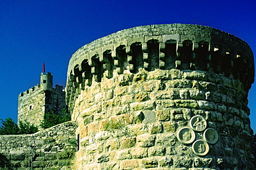 Low angle view of a castle, St Peter's Castle, Bodrum, Turkey