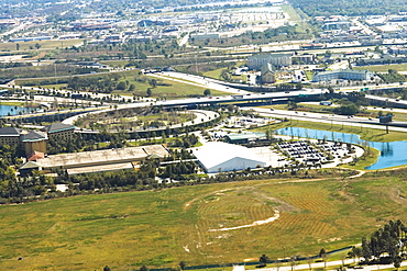 Aerial view of a city, Orlando, Florida, USA