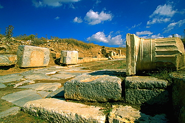 Old ruins of a building, Antioch in Pisidia, Yalvac, Turkey