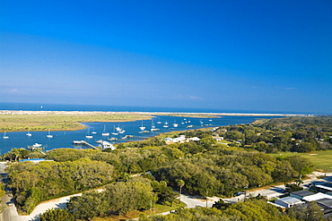 Aerial view of the sea, St. Augustine beach, Florida, USA