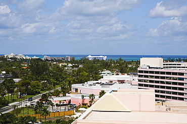 High angle view of buildings, Cable Beach, Nassau, Bahamas