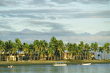 Boats in the sea, Viti Levu, Fiji