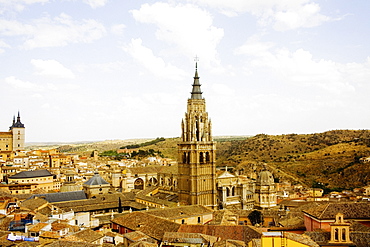 Cathedral in a city, Cathedral Of Toledo, Toledo, Spain