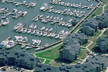 Marina and condos, Annapolis, Maryland