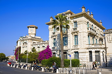 Building at the roadside, Nice, France