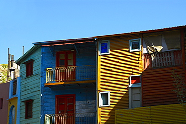 Low angle view of a building, La Boca, Buenos Aires, Argentina