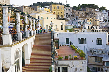 Buildings in a town, Capri, Campania, Italy