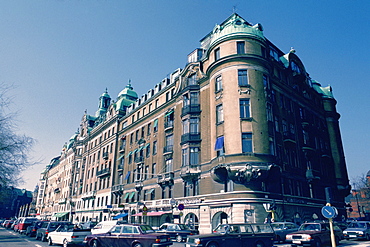 Low angle view of a building, Stockholm, Sweden