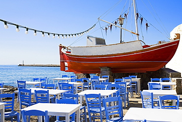 Restaurant at the seaside, Greece