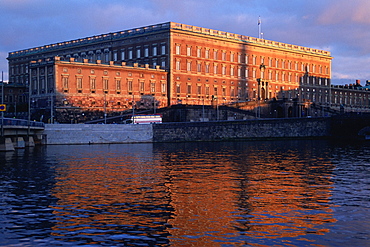 Palace at the waterfront, Riddarholmen Royal Palace, Stockholm, Sweden