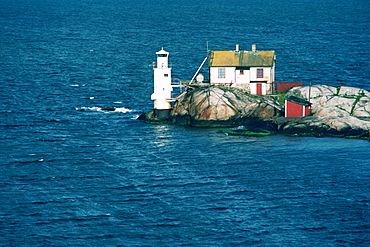 Lighthouse on the coast, Gothenburg, Sweden