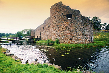 Castle at the waterfront, Vaxjo, Sweden