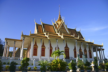 Low angle view of a palace, Royal Palace, Phnom Penh, Cambodia