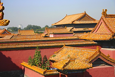 High angle view of a palace, Forbidden City, Beijing, China