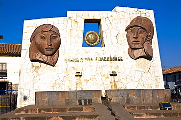 Monument of Manco Capac, Inca, Cusco Region, Peru