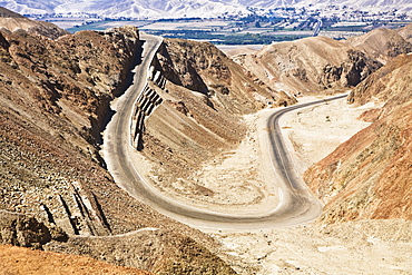 High angle view of a road, Nazca, Peru