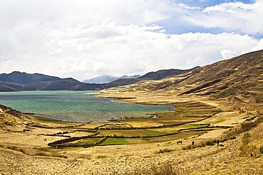 Clouds over mountains, Circuit Of Four Lakes, Acomayo Province, Cusco Region, Peru