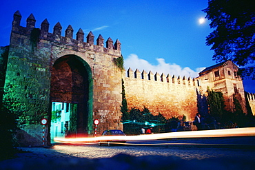 Car passing through a gate, Cordoba, Spain