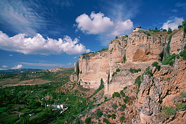 Mountain on a landscape, White City, Ronda, Andalusia, Spain