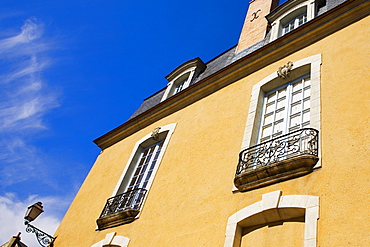 Low angle view of a medieval house, Le Mans, Sarthe, Pays-de-la-Loire, France