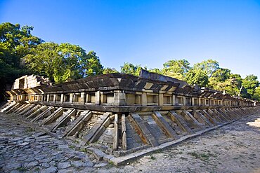 Old ruins of a building, El Tajin, Veracruz, Mexico