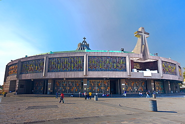 Low angle view of a cathedral, Basilica De Guadelupe, Mexico City, Mexico