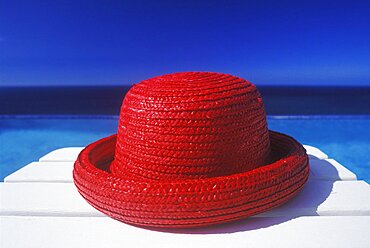 Close-up of a sun hat