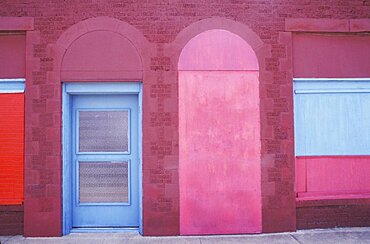 Close-up of the door of a house