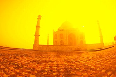 Facade of a monument, Taj Mahal, Agra, Uttar Pradesh, India