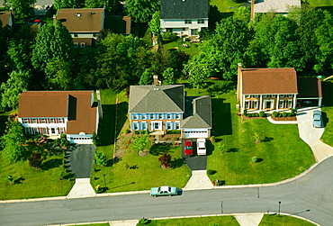 Suburban housing in Maryland