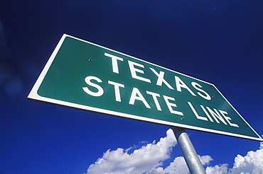 Low angle view of an information board