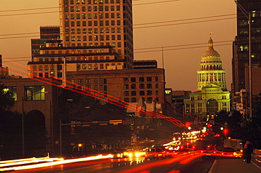 Buildings in a city, Texas, USA