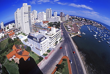 High angle view of buildings in a city